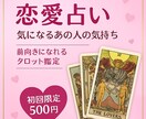 8月までのオープン価格※今だけ500円で占います 今だけ初回限定・ワンコイン（500円）でご提供中です♪ イメージ1