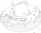お好きな写真をシンプルな線画を描きます 思い出用、プレゼントにも喜んでもらえると思います イメージ3
