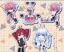 ミニキャラ（SD、チビキャラ）描きます 書き込み多め◎アメリカンポップ風な絵柄も対応します！ イメージ3