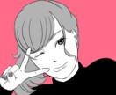 美形の似顔絵に仕上げます プロのイラストレーターがスタイリッシュな似顔絵を描きます イメージ6