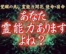 あなたに宿る霊能力を開花させ才能を開花させます 霊感・霊力の覚醒|未来を切り開き、運命を幸福にする至高の鑑定 イメージ1