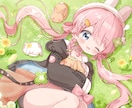アイコンや1枚絵など︎✿ふわふわで可愛い絵描きます ☆現在通常等身・ミニキャラ特別価格で受付中です！ イメージ6
