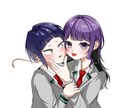 かわいらしいアニメ塗りイラスト描きます ご希望のイラストお描き致します！ イメージ3