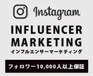 人気インフルエンサーがインスタグラムで宣伝します 約1,000名のインフルエンサーからベストマッチを見つけます イメージ1