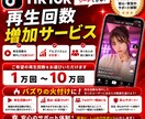 TikTokの再生回数2万回増やします 安心できるこのお値段。オプション購入でもっとお得に！ イメージ1