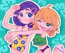 かわいい・ポップなイラストを制作します あなたの『好き』を詰め込んだイラストをお求めの方へ イメージ1