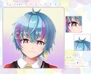 Twitterアイコン・アイコンリング描きます 自身用のアイコン・配布用アイコンリングお作りします！ イメージ3