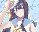 夏に向けた量産イラスト描きますます 風に揺れるセーラー服が涼しげで可愛い！夏のイラスト描きます イメージ3