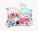 思わず大切にしたくなるようなイラストを描きます SDキャラから等身大のバストアップ（肩から上）まで！ イメージ1