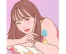 可愛いくオシャレな人物イラスト描きます SNSのアイコン、広告、挿絵にオススメです イメージ5