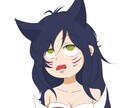 かわいいくたびれた表情アイコン作成を致します 社会につかれた表情を表現したい方におすすめです。 イメージ2