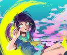 サムネイル•トップ画描きます ゲームやSNS等のトップ画像、YouTubeサムネイル イメージ2