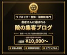 クリニック・治療院の集客SEO記事を代行します 来院につながる集客ブログを、治療院専門ライターが丸投げ対応 イメージ1