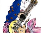 似てる！よりもかわいく！手書きのイラスト描きます 海外でアシスタント経験を活かしてデザイン、制作します！ イメージ2