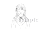 えんぴつ線のシンプルイラストお描きます 人物以外も！アイコンなどに最適、かわいらしくも大人っぽくも イメージ6