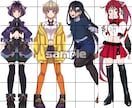 立ち絵描きます キャラクター立ち絵描かせていただきます！女の子が得意です♪ イメージ3