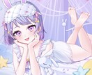 ふんわり可愛いイラストをお描きします アイコンから一枚絵までなんでもおまかせください。 イメージ1