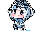ぬいぐるみみたい！ぷちキャラ描きます アイコンや、動画のワンクッションにも使える！ イメージ1