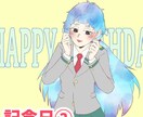 某アニメ風イラスト描きます 創作キャラを推しと同じ次元に！特徴箇条書きでもOK！ イメージ6