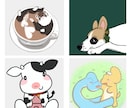 大切な動物やペットのイラスト作成します かわいい動物のデフォルメイラスト作成 イメージ2
