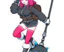 オリジナルキャラクター全身絵で描きます 小説、ゲーム、TRPGなどの登場人物描きます イメージ7