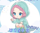 量産受注ーレインコートちびキャラかきます レインコートで梅雨を乗り切ろう！ イメージ1