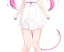 VTuber・TRPG等の立ち絵を作成します 可愛い女の子の立ち絵を描きます！VTuberはパーツ分け可！ イメージ2