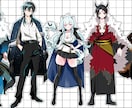商用利用OK！アニメ塗りイラスト作成します IRIAM用立ち絵も対応！動作確認込み！ イメージ4