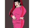 商用OK!写真からポップな似顔絵・イラスト描きます アイコン・・ポッドキャスト・プレゼントに イメージ3