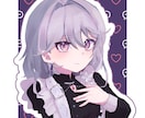 希望に沿ったアイコンサイズのイラスト描きます 病みやダークな雰囲気の絵を描くのが得意です。 イメージ2