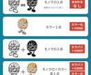 ポップで印象に残るキャラクターロゴを制作します お店やブランドの顔になるオリジナルキャラクターをご提案 イメージ10