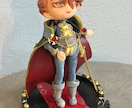 台座付きの手作りデフォルメフィギュアを制作します 表情も衣装も世界観もそのまま再現 イメージ1