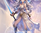 唯一無二のファンタジーイラスト描きます 魔法・光・剣士などファンタジーに特化！ イメージ1