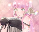 SNSアイコン用イラスト描きます キラキラ可愛い&美麗イラストでSNS映え！ イメージ2