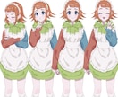 淡い色味でキャラデザと立ち絵を描きます 配信や創作、グッズに使えるキャラデザと立ち絵を制作します！ イメージ2