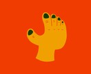 オレンジ基調のちょっと個性的な絵描きます SNSのアイコン、ちょっとした挿絵などに！ イメージ3