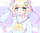 可愛いイラスト描きます SNSアイコンや歌ってみた動画のサムネイルなど受付中 イメージ5