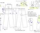 まとめ依頼でお得に！縫製仕様書10型作成します 期間限定お値下げ中。通常価格より割引！納期は要相談 イメージ6