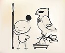 印刷可/イラスト作成いたします かわいくファニーなの描きます。 イメージ3