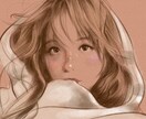 キャンバスのような質感のある似顔絵を描きます シックで温かみのある落ち着いたイラストをどうぞ。 イメージ7