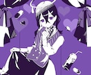 歌ってみた動画用イラスト制作いたします オリジナルキャラクターで歌ってみた動画のイラストを制作します イメージ3
