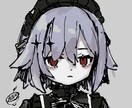 ちょっと暗めの病みかわアイコン描きます ダークでカワイイ世界観をあなたに イメージ1