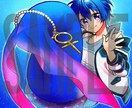 SNS用アイコン・動画用サムネ・立ち絵等描きます 他に三面図、キャラデザなどなんでもご相談ください！ イメージ3