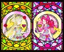 お好きなキャラのステンドグラス風イラスト描きます あなたの推しキャラをステンドグラス風に描いてみませんか？ イメージ4