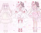 衣装デザインを制作します 可愛いオリジナル衣装をデザインします! イメージ3
