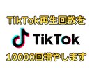 TikTokの再生回数を10000回増やします 全世界に拡散して再生回数を増やすお手伝いをします！ イメージ1