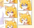 もふもふしっぽ！狐の酒好きお姉さん販売いたします 商用利用、即納品可！TRPGや動画素材におすすめ！ イメージ3