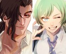 キャラクターイラストの制作いたします ＴＲＰＧや創作の設定などに！等身が高めの綺麗な絵が得意です。 イメージ1