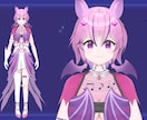 Live2Dのパーツ分け＆モデリングします 高可動＆豊かな表情で、心を動かす生きたVtuberモデル制作 イメージ3