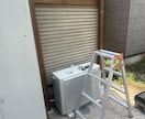ご希望サイズのDIY小屋図面を作成します 室外機上の空間を屋根付き収納に活用できます イメージ3
